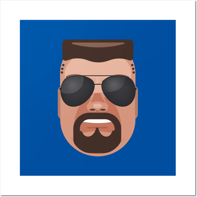 Big Bossman Head Wall Art by FITmedia